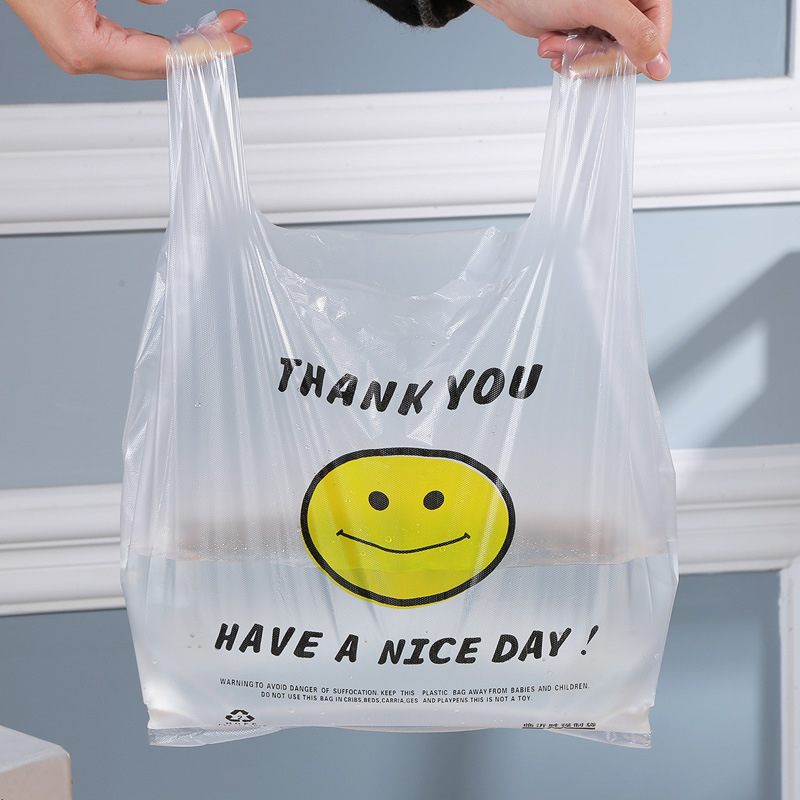 clear plastic packing bags with handle