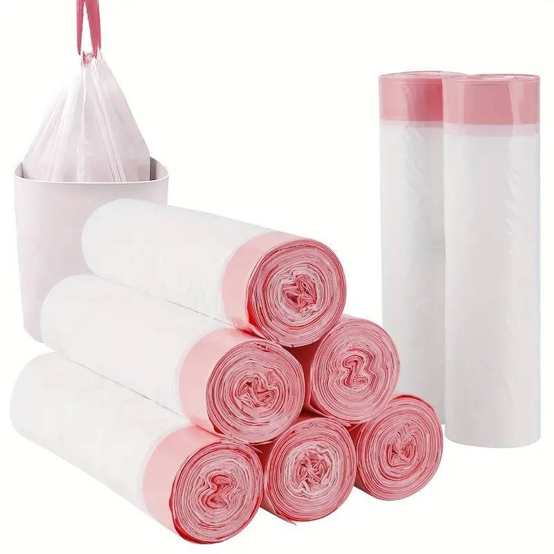Why we choose biodegradable drawstring trash bags？