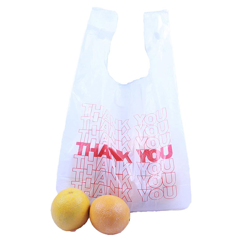Heavy Duty Thank You Logo Printed Shopping Plastic Bag