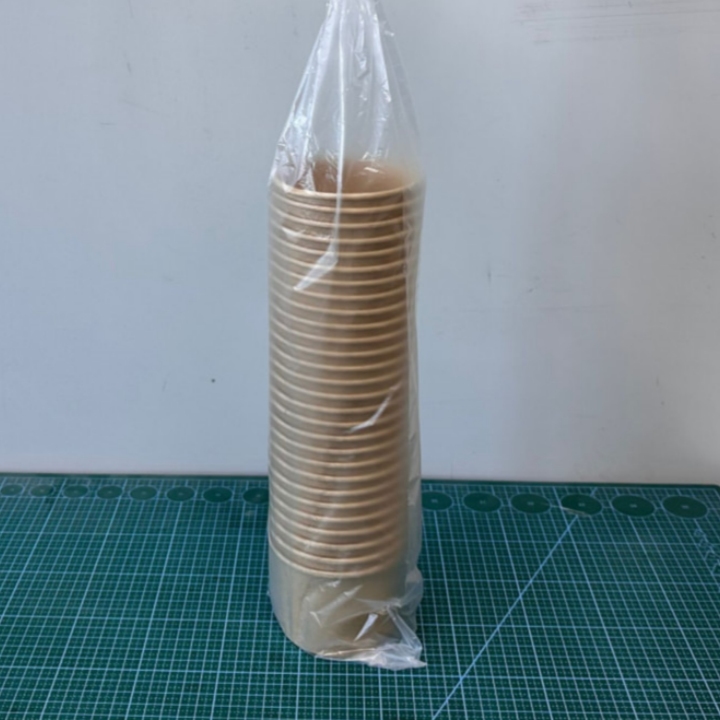 Transparent Paper Cup Plastic Packaging Bag