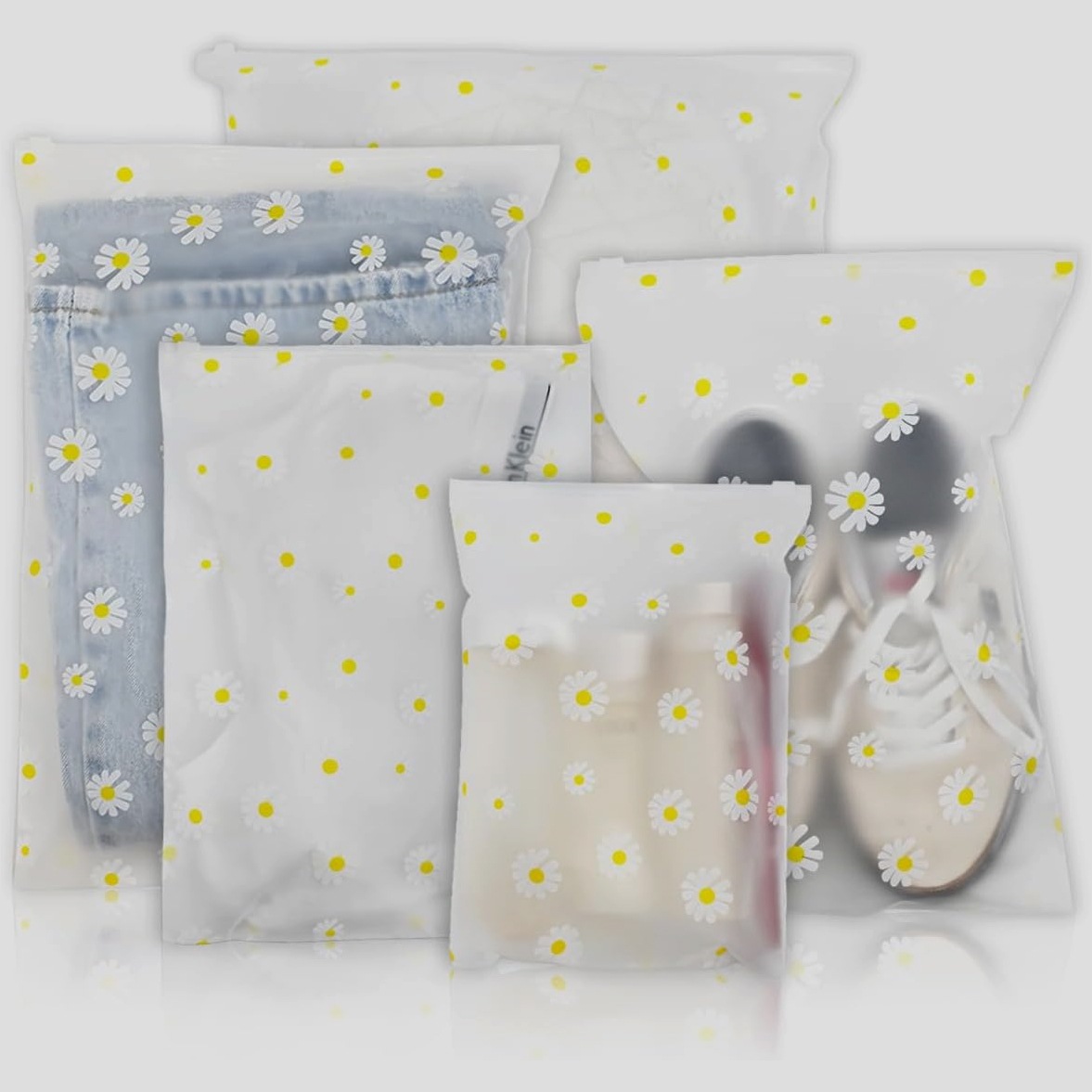 Recyclable plastic bags for clothing