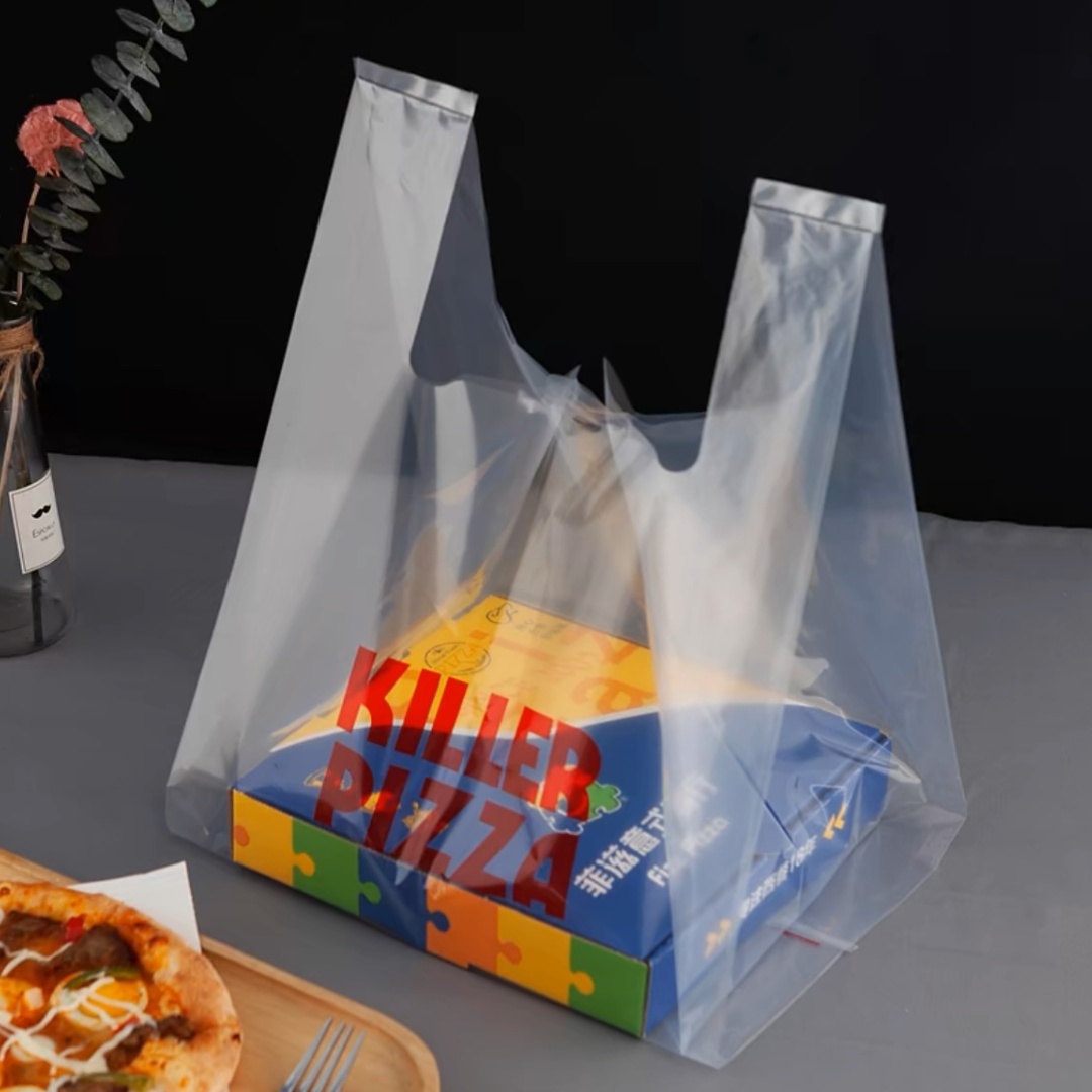 Disposable Portable Plastic Pizza Bag