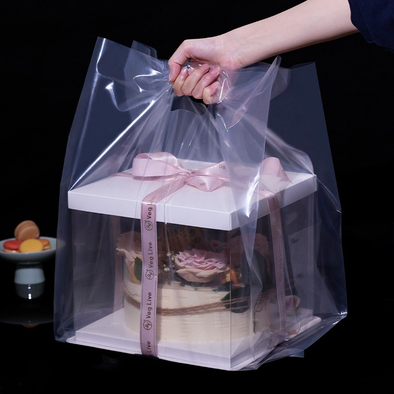 Transparent Large Plastic Cake Packaging Bags